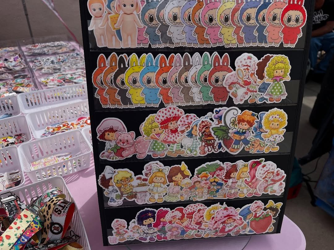 Peachy Pink Stickers